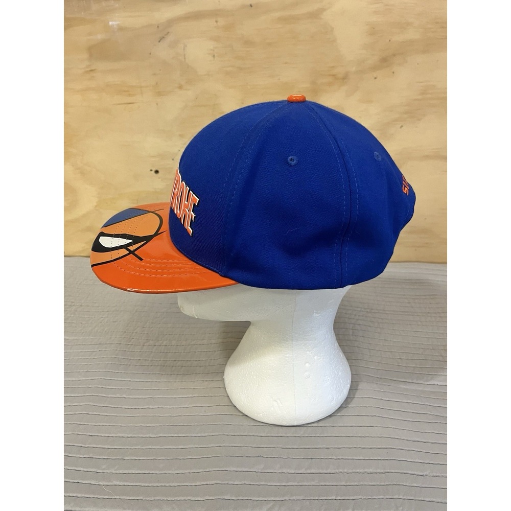 Deathstroke Six Flags DC Comics Cap Hat Blue Orange Adult Adjustable Snapback - Picture 3 of 11